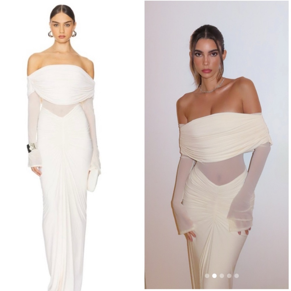 Deme by Gabriella Jolene Gown in Off White